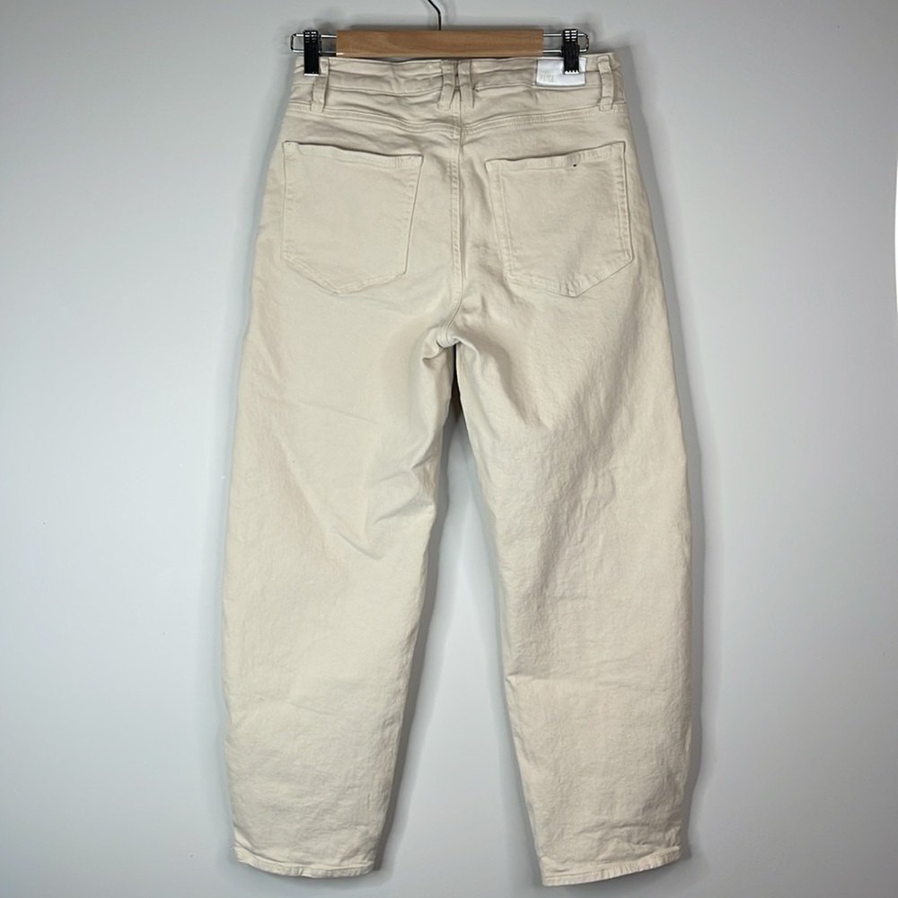 Paige Alexis High Rise Tapered Cargo Jeans in Blonde Sand Size 29 - Picture 5 of 12